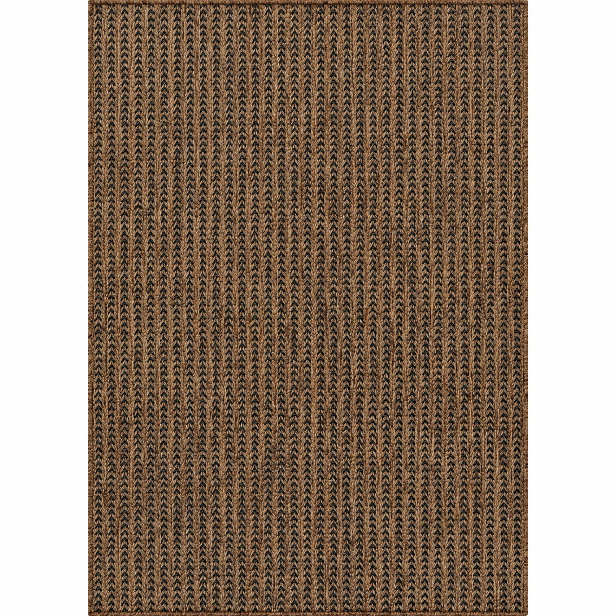Beverly Rug Arrow Gold 9 ft x 12 ft Chevron Striped Washable Indoor Outdoor Area Rug