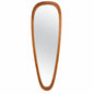 LuxHomez 22 in W x 60 in H Irregular Natural Wood Frame Wall Mirror Distinctive Asymmetric Design WMYX 2260GO1