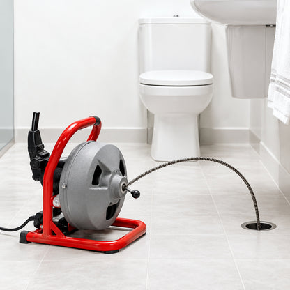 SKYSHALO Sewer Snake Auger w 228RPM Electric Drill 50 ft x 5 16 in Drain Cleaner Machine For 2 in 4 in Pipes 2025 update GDSTJLSGTSSD08LY3001V1 251229