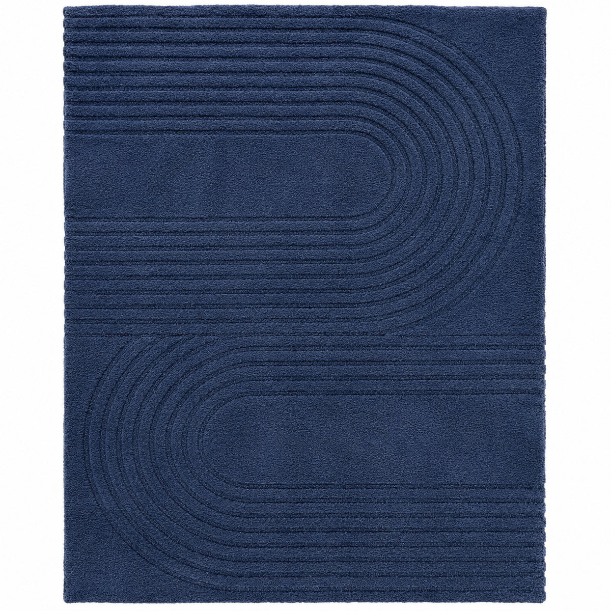 BALTA Cristian Blue 8 ft x 10 ft Stripe Area Rug 3135445