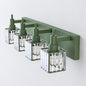 EDISLIVE 27 5 in 4 Light Modern Macaron Green Bathroom Vanity Light with Crystal Shades 81010000089788