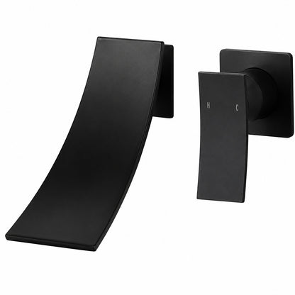 ANiFLUX Waterfall Single Handle Wall Mounted Bathroom Faucet in Oil Rubbed Bronze LUA 65RB
