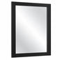 XRAMFY Antique Black 30 in W x 40 in H Rectangle Wood Framed Vanity Door Mounted Mirror WMN20RTSW3040BK