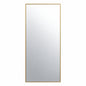 XRAMFY Morden Gold 34 in W x 76 in H Rectangle Aluminum Alloy Framed Full Length Standing Mirror