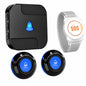 Numhew Smart Wireless Caregiver Pager System with WiFi App Remote Alert 328 ft Range and Custom Ringtone Setting for Seniors Q3Q3Y1Y0
