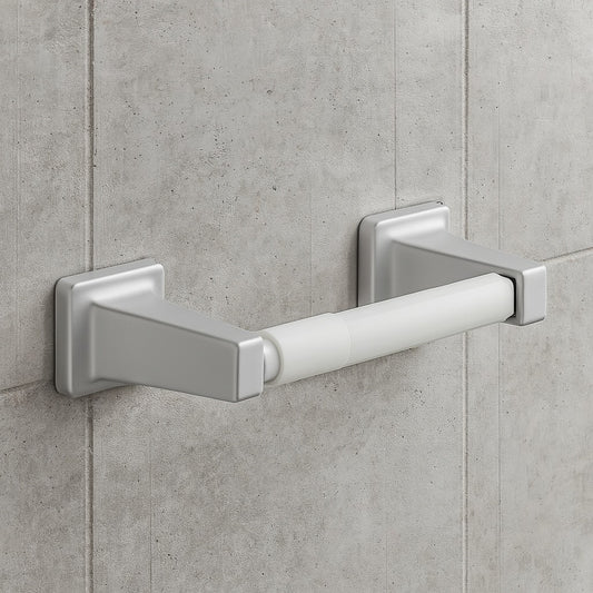 Futura Wall Mount Spring Loaded Toilet Paper Holder Bath Hardware Accessory in Polished Chrome D2408PC