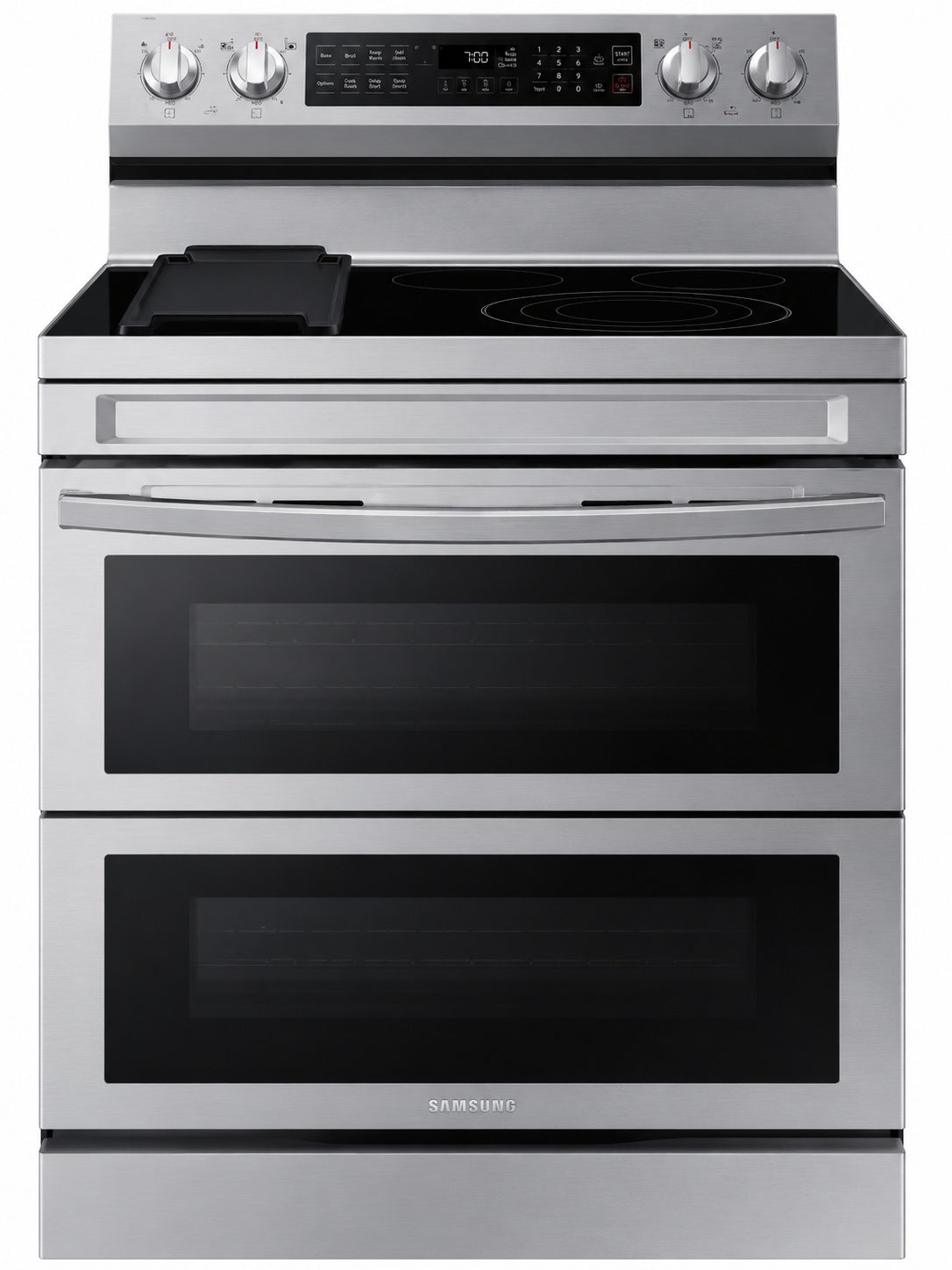 Samsung 6 3 Cu Ft Smart Freestanding Electric Range with Flex Duo Air Fry and Griddle