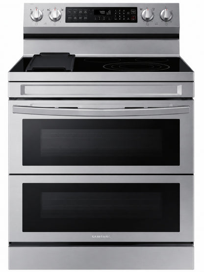 Samsung 6 3 Cu Ft Smart Freestanding Electric Range with Flex Duo Air Fry and Griddle