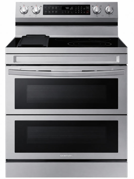 Samsung 6 3 Cu Ft Smart Freestanding Electric Range with Flex Duo Air Fry and Griddle