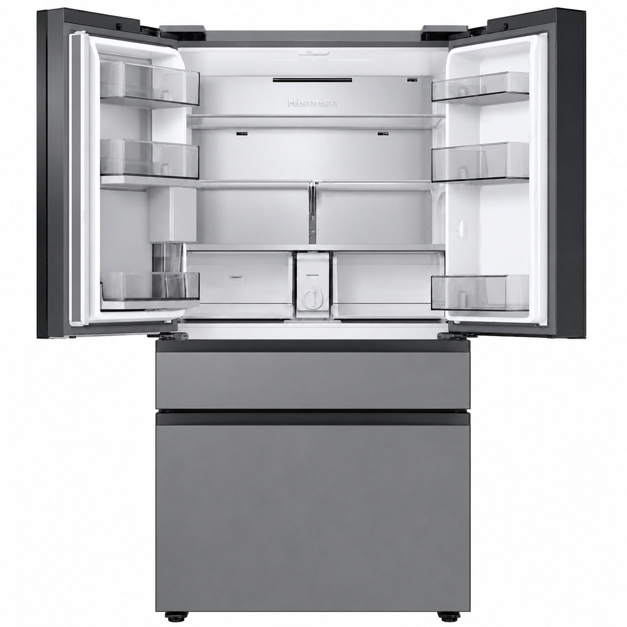 Samsung 23 Cu Ft Bespoke Counter Depth 4 Door French Door Refrigerator with Beverage Center