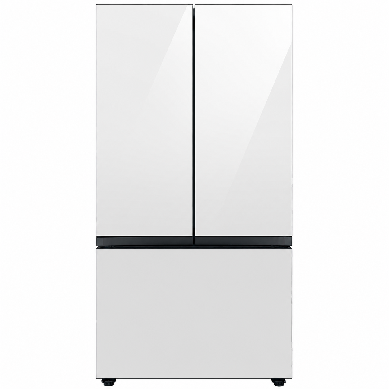 Samsung 30 Cu Ft Bespoke 3 Door French Door Refrigerator with Beverage Center