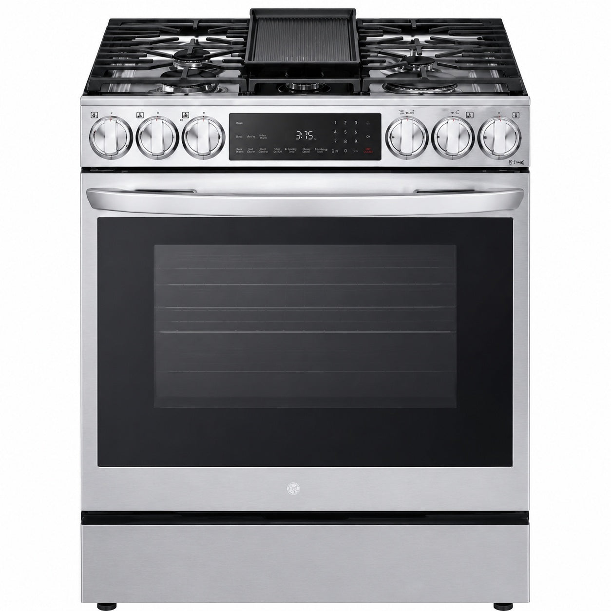 Lg 6 3 Cu Ft Smart Dual Fuel Convection Range with Air Fry