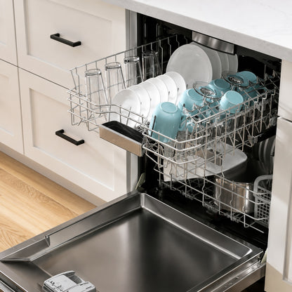 Bosch Benchmark Series Top Control Pocket Handle Dishwasher Stainless Steel Tub Crystaldry System Ultra Quiet 38 Dba