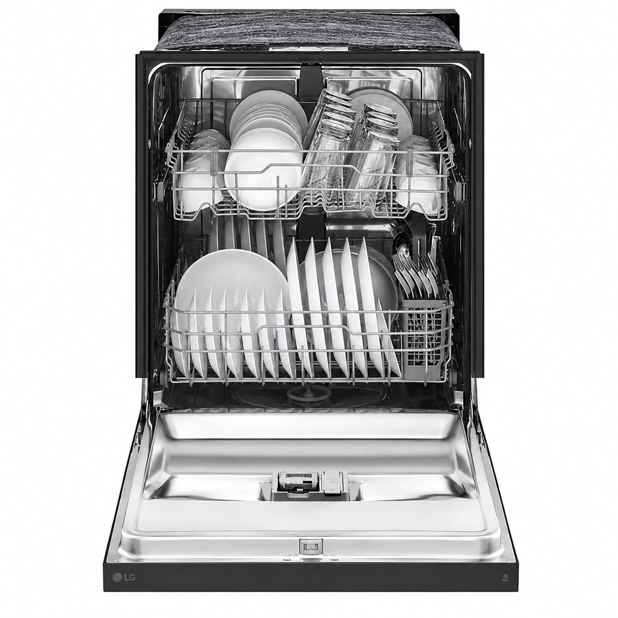 Lg Front Control Dishwasher with Neverust Stainless Steel Tub and Dynamic Dry