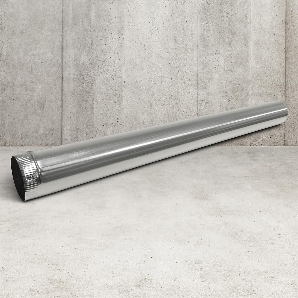 12 in. x 5 ft. Round Metal Duct Pipe
