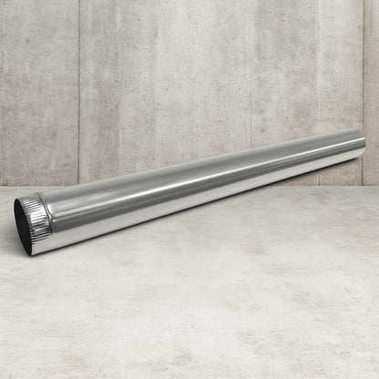 12 in. x 5 ft. Round Metal Duct Pipe
