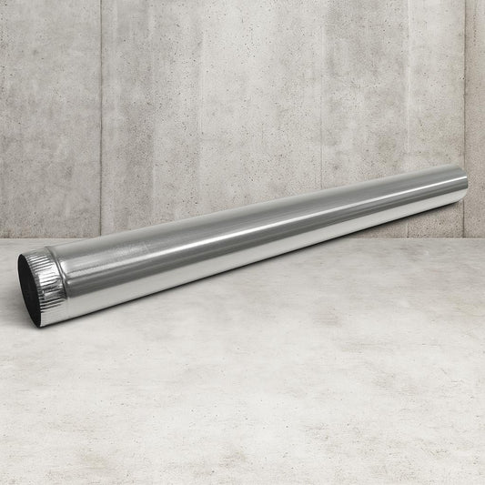 12 in. x 5 ft. Round Metal Duct Pipe