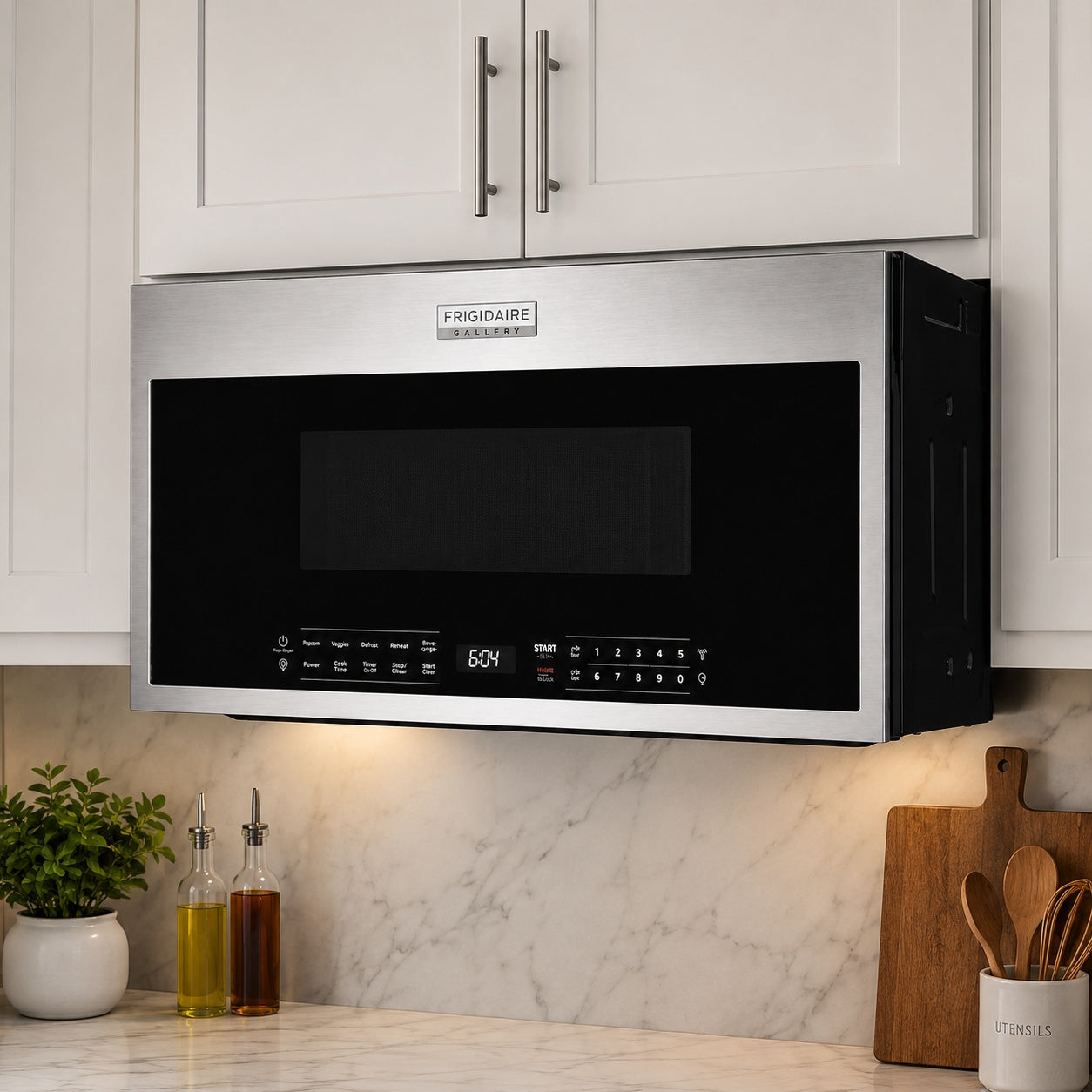 Frigidaire Gallery 1 9 Cu Ft Over The Range Microwave with Sensor Cook