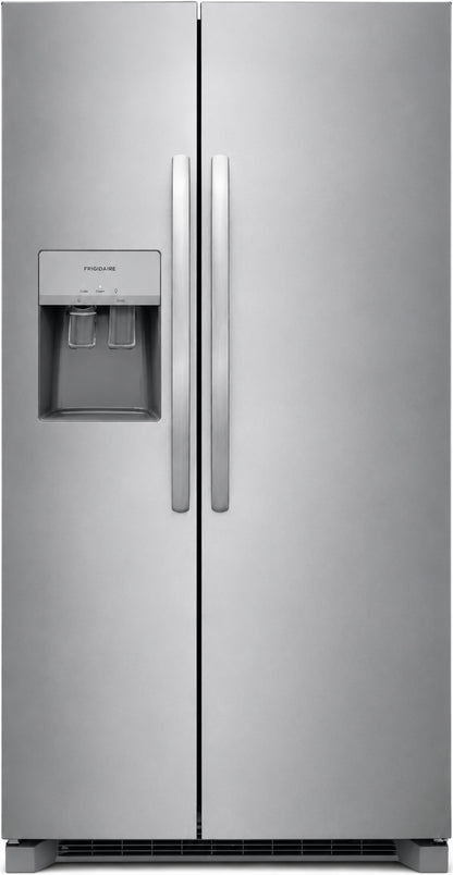 Frigidaire 25 6 Cu Ft Standard Depth Side By Side Refrigerator