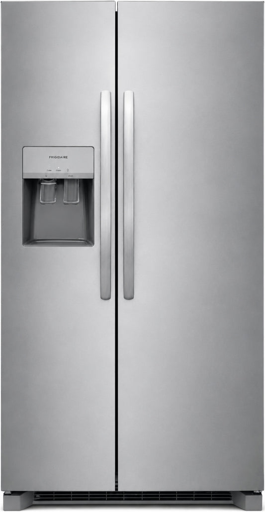 Frigidaire 25 6 Cu Ft Standard Depth Side By Side Refrigerator