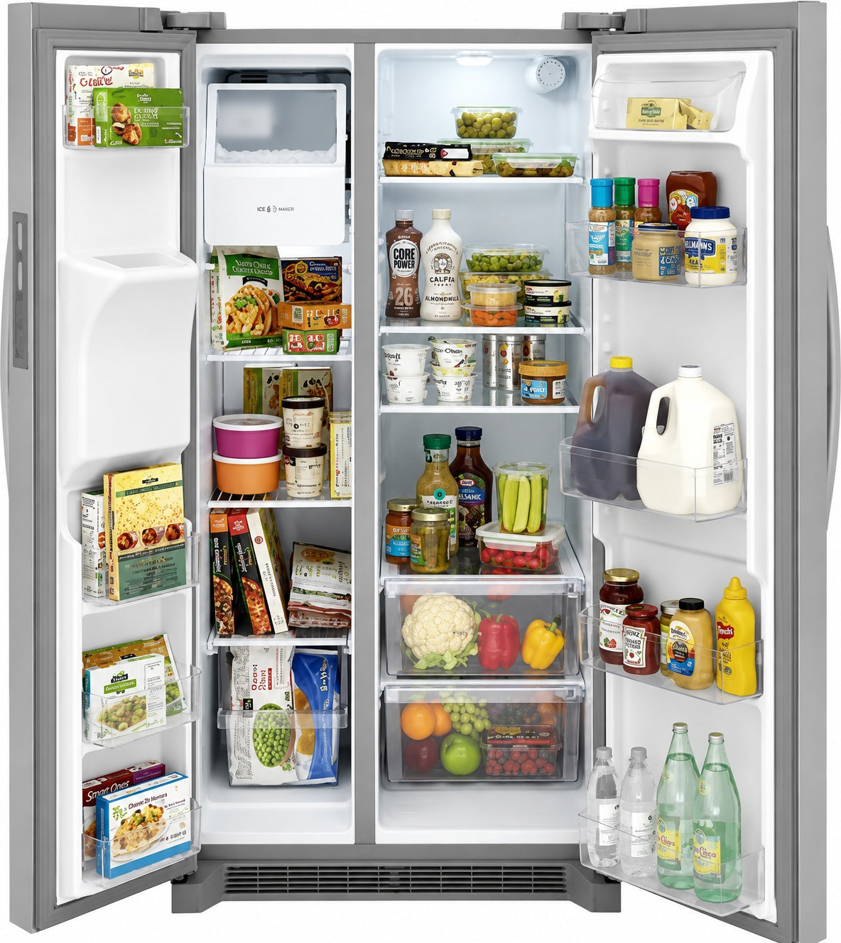Frigidaire 25 6 Cu Ft Standard Depth Side By Side Refrigerator