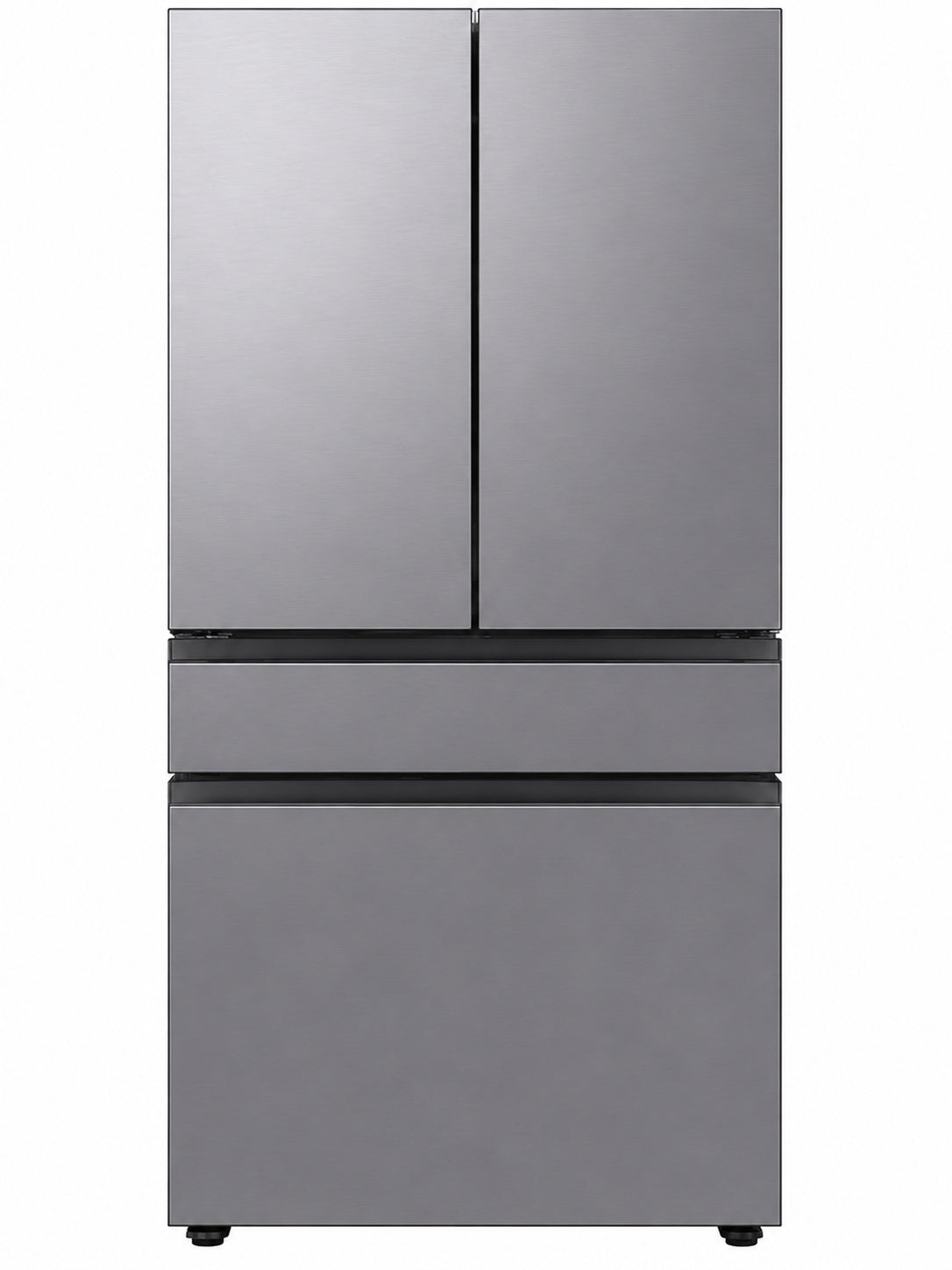 Samsung 23 Cu Ft Bespoke Counter Depth 4 Door French Door Refrigerator with Inner Beverage Center and Flexzone Drawer