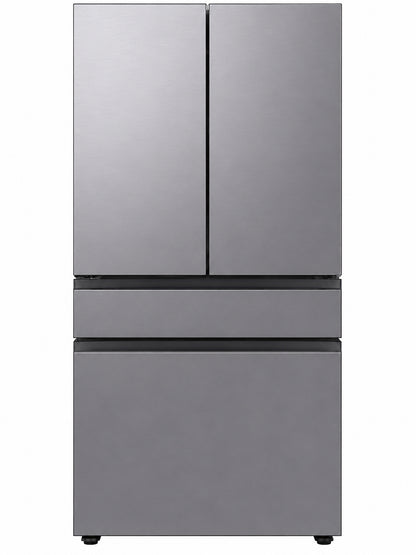 Samsung 23 Cu Ft Bespoke Counter Depth 4 Door French Door Refrigerator with Inner Beverage Center and Flexzone Drawer