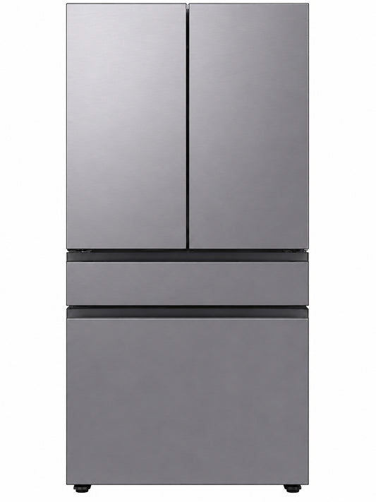 Samsung 23 Cu Ft Bespoke Counter Depth 4 Door French Door Refrigerator with Inner Beverage Center and Flexzone Drawer