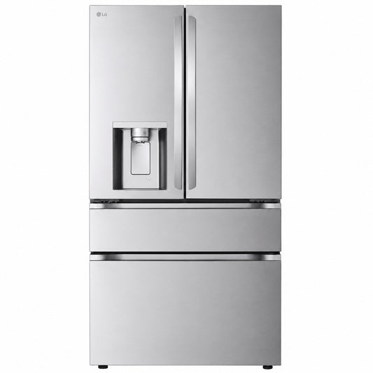 Lg 25 Cu Ft Smart Counter Depth Max 4 Door French Door Refrigerator with Full Convert Drawer