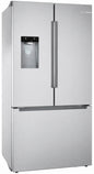 Bosch 100 Series 26 Cu Ft Bottom Mount French Door Refrigerator with External Water and Ice Dispenser