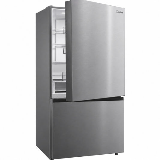 Midea 22 8 Cu Ft Counter Depth Bottom Freezer Refrigerator with Ice Maker