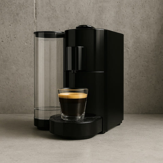 K-feeÂ® Twins II Single Serve Coffee and Espresso Machine (Black/Copper) | Verismo* Compatible