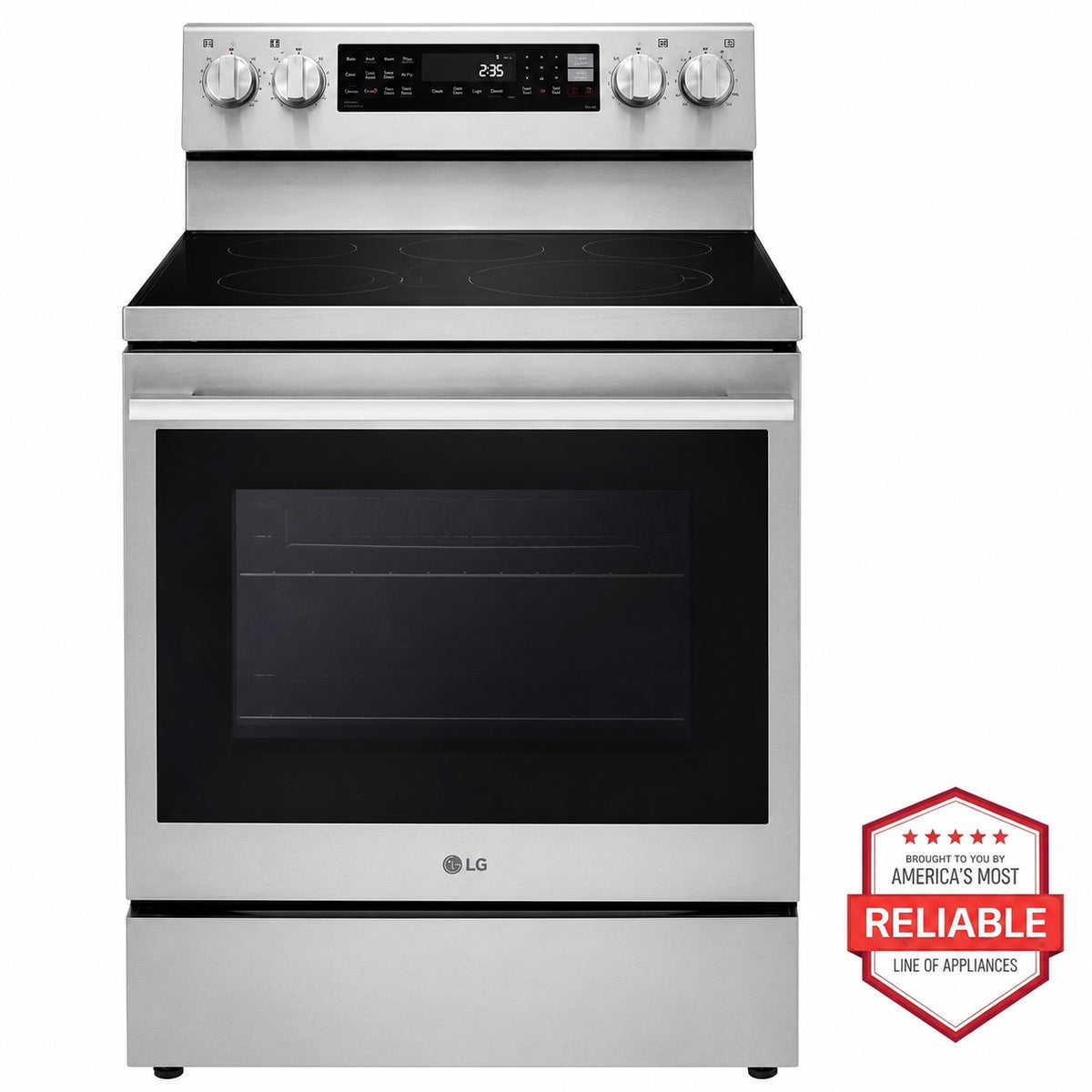 LG Electric Single Smart Oven Range with Air Fry Probake Convection
