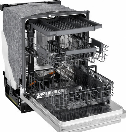 LG Flushfit Top Control Dishwasher 1 Hour Wash and Dry Cycle with Bar Handle