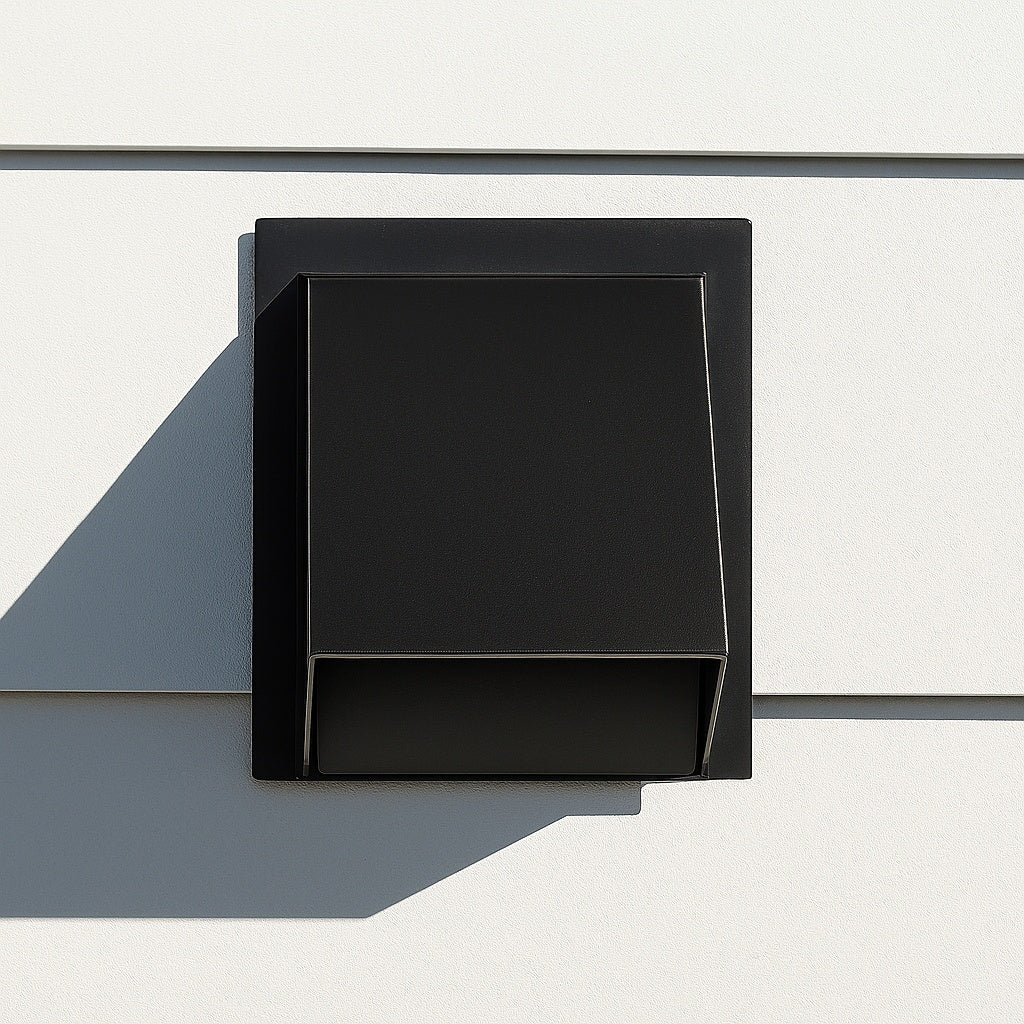 4 in. Round Wall Vent in Black WVA4BL