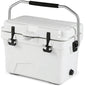 20 Quart Portable Hard Cooler with Built-in Ruler and Bottle