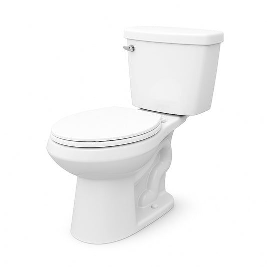 GB DUAL FLUSH EL 2PC WH TLT