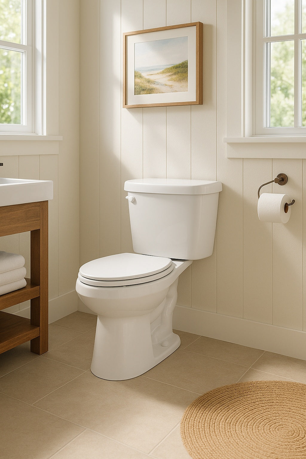 GB DUAL FLUSH EL 2PC WH TLT