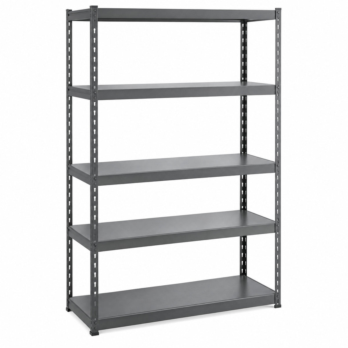 Gladiator 5 Tier Steel Garage Storage Shelving Unit with EZ Connect 48 in W x 72 in H x 18 in D GARK485TGG