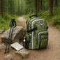 Ful TMan 17 in. Olive Pocket Laptop Backpack