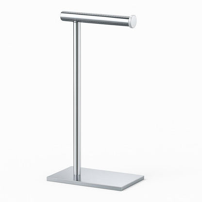 Gatco Latitude II Square Free Standing Toilet Paper Holder with Storage in Chrome