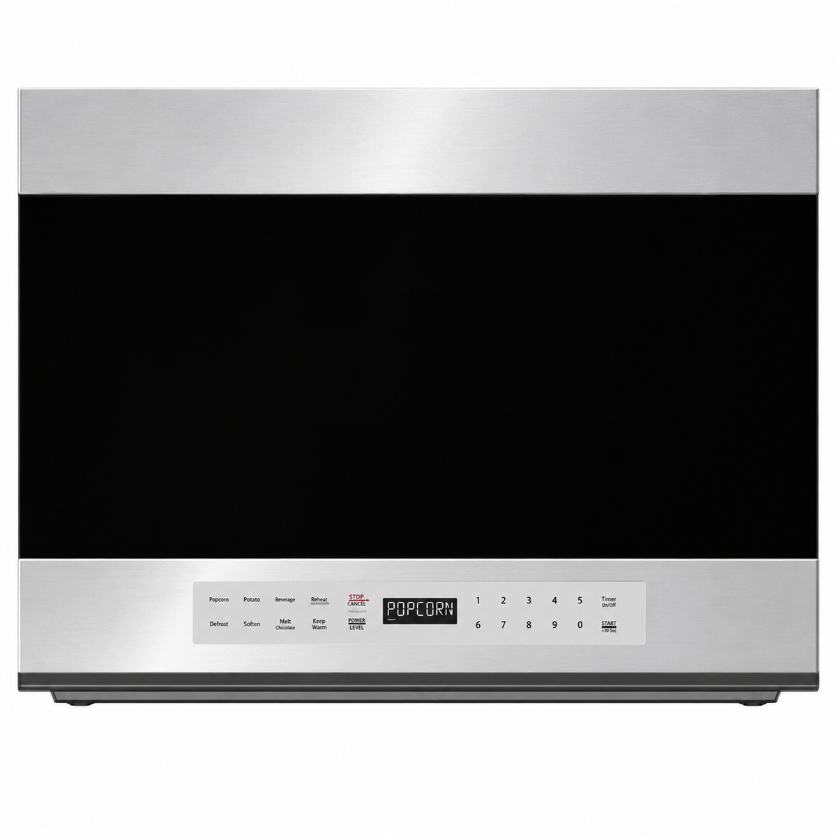 Sharp 24 in 1 4 cu ft 1000 Watt Over the Range Microwave in Stianless and Black Glass Sensor Cook w Slide Out Grease Filter SMO1461GS