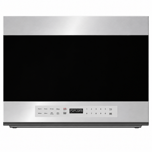Sharp 24 in 1 4 cu ft 1000 Watt Over the Range Microwave in Stianless and Black Glass Sensor Cook w Slide Out Grease Filter SMO1461GS