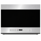 Sharp 24 in 1 4 cu ft 1000 Watt Over the Range Microwave in Stianless and Black Glass Sensor Cook w Slide Out Grease Filter SMO1461GS