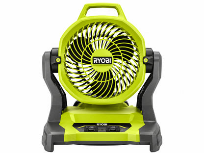 RYOBI ONE 18V Cordless 7 1 2 in Bucket Top Misting Fan Tool Only PCL851B