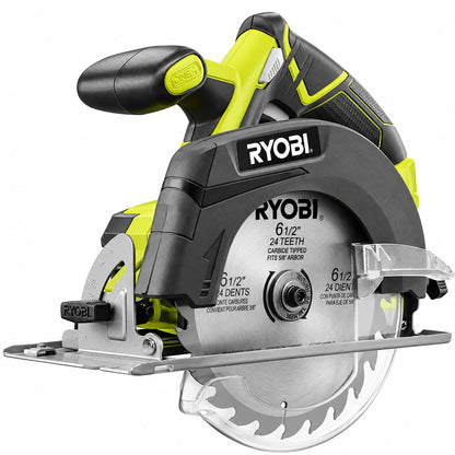Ryobi 18-Volt ONE+ 6-1/2-Inch Cordless Circular Saw (Tool Only) (New Open Box)