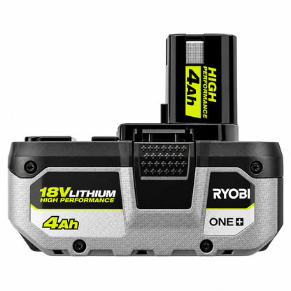 RYOBI ONE 18V Lithium Ion Starter Kit with 1 2 0 Ah Battery 1 4 0 Ah Battery and Charger PSK1212SB