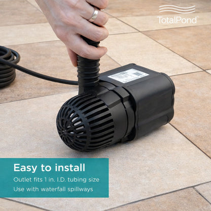 TOTALPOND 1 200 GPH Waterfall Pump