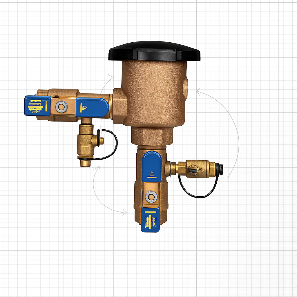 Wilkins 3 4 in 720A Pressure Vacuum Breaker Assembly