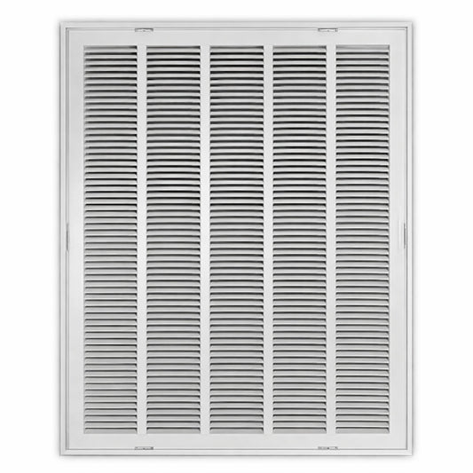 Everbilt 24 In X 30 In Steel Return Air Filter Grille In White